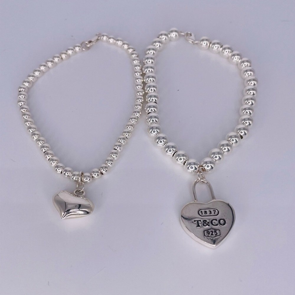 T&Co inspired bracelet. Sterling silver. Handmade bracelet.